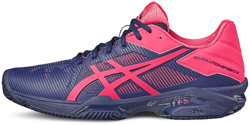 Asics Gel-Solution Speed 3 Clay 低筒 跑步鞋 女款 藍粉 Buy Asics Gel-Solution Speed 3 Clay 低筒 跑步鞋 女款 藍粉