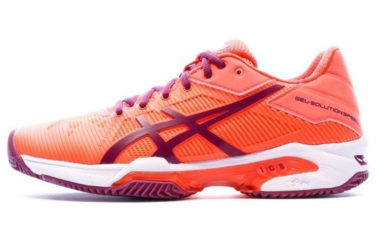 (Women) ASICS Gel-Solution Speed 3 Clay 'Orange Purple' E651N-0633