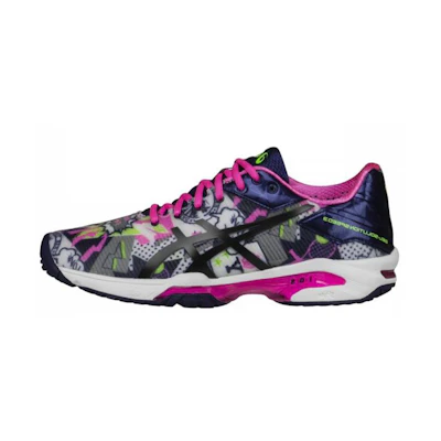 (W) ASICS Gel-Solution Speed 'Black Purple'