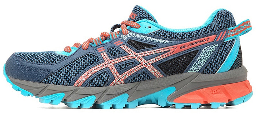 (W) ASICS Gel-Sonoma 2 ''Grigio Blu Arancione'' T684N-5106 Buy (W) ASICS Gel-Sonoma 2 ''Grigio Blu Arancione'' T684N-5106