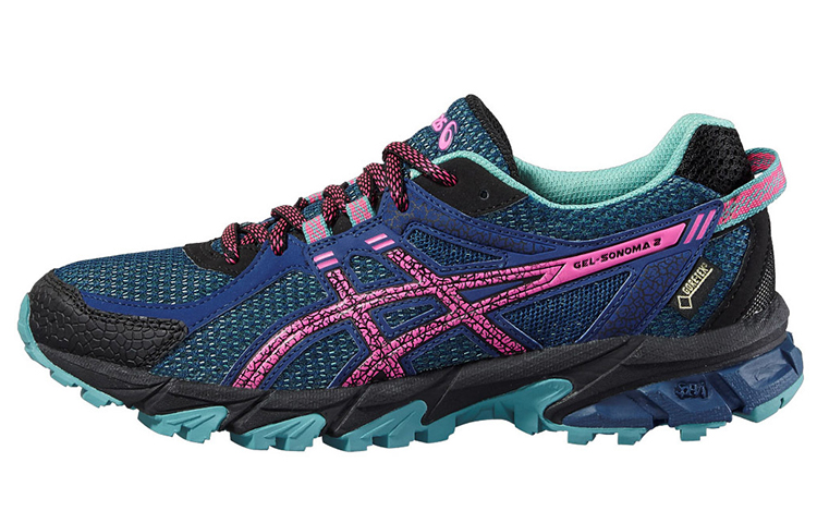 (Women) ASICS Gel-Sonoma 2 GTX 'Black Green Purple' T688N-5820