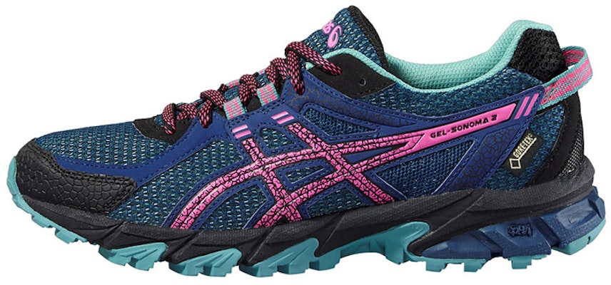 (W) ASICS Gel-Sonoma 2 GTX ''Zwart Groen Paars'' T688N-5820 Buy (W) ASICS Gel-Sonoma 2 GTX ''Zwart Groen Paars'' T688N-5820