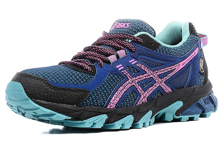 Lookbook (W) ASICS Gel-Sonoma 2 GTX ''Zwart Groen Paars'' T688N-5820