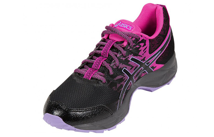 Shop Asics Gel-Sonoma 3 耐磨防滑 戶外越野跑鞋 女款 黑粉色