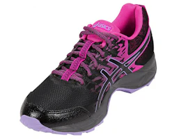 Shop Asics Gel-Sonoma 3 耐磨防滑 戶外越野跑鞋 女款 黑粉色