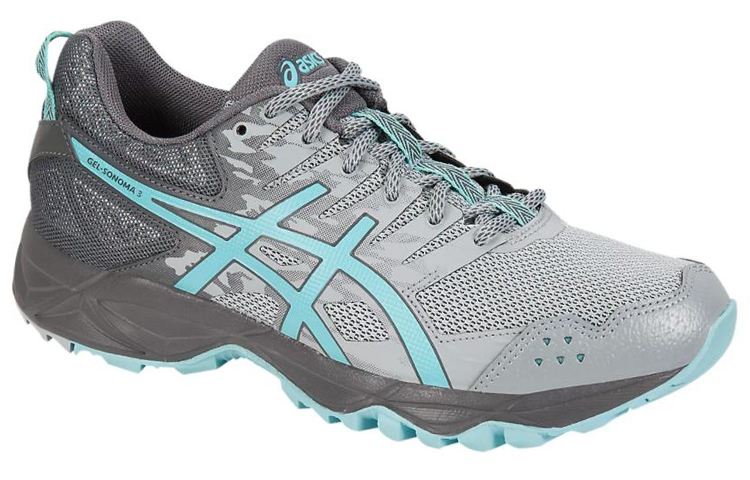 Lookbook Asics Gel-Sonoma 3 潮流百搭 低筒運動跑步鞋 女款 灰藍 D寬