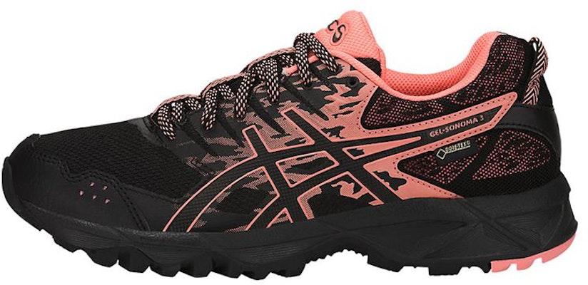 Asics Gel-Sonoma 3 G-TX 緩震防滑運動跑步鞋 女款 黑粉 Buy Asics Gel-Sonoma 3 G-TX 緩震防滑運動跑步鞋 女款 黑粉