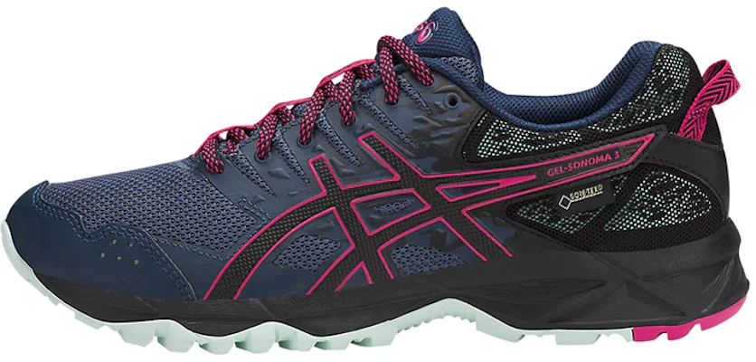 Asics Gel-Sonoma 3 G-TX 透氣舒適減震 低筒跑步鞋 女款 藍紫 Buy Asics Gel-Sonoma 3 G-TX 透氣舒適減震 低筒跑步鞋 女款 藍紫