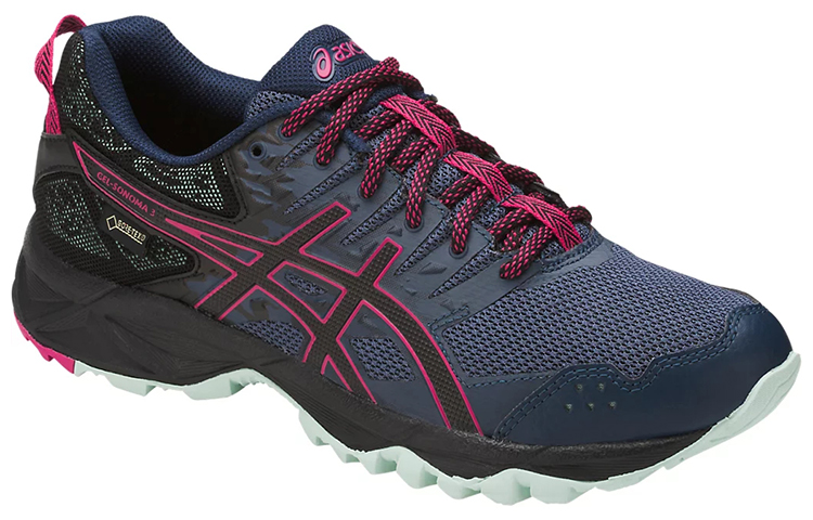 Shop Asics Gel-Sonoma 3 G-TX 透氣舒適減震 低筒跑步鞋 女款 藍紫