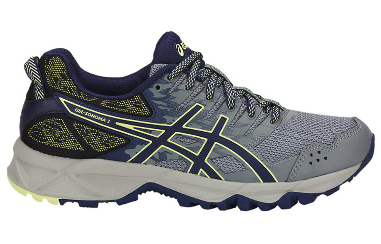 Order (W) ASICS Gel-Sonoma 3 Baskets Gris/Bleu T774N-1149