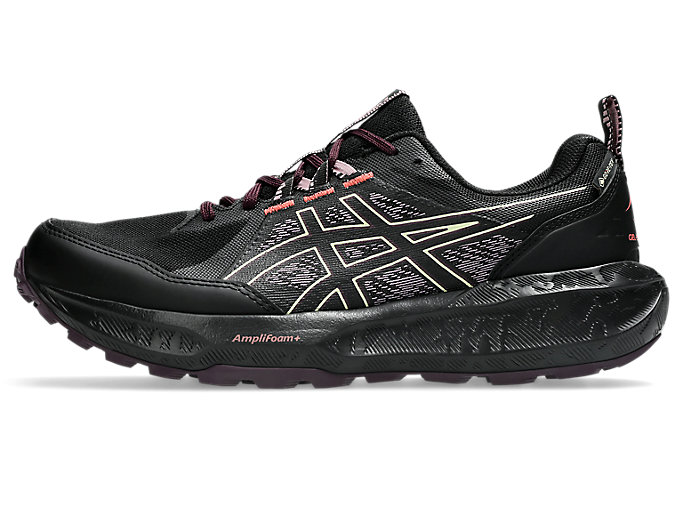 (Women) ASICS GEL-SONOMA 8 GTX Trail Running Shoes Black/Dark Aubergine 1012B770-005