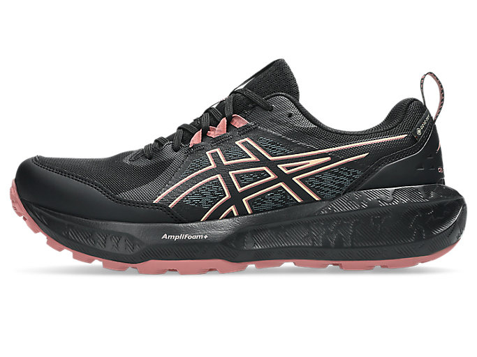 Cheap (W) 아식스 젤-소노마 8 GTX 트레일 러닝화 블랙/아프리콧 크러쉬 1012B770-004
