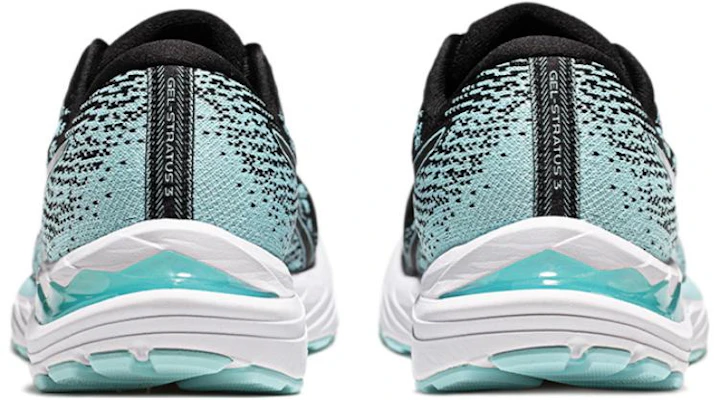 Asics Gel-Stratus 3 Knit 減震防滑耐磨 低筒 跑步鞋 女款 黑藍 Shop Asics Gel-Stratus 3 Knit 減震防滑耐磨 低筒 跑步鞋 女款 黑藍