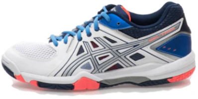 (Women) ASICS Gel-Task Volleyball 'White Blue' B555Y-0147 (Women) ASICS Gel-Task Volleyball 'White Blue' B555Y-0147