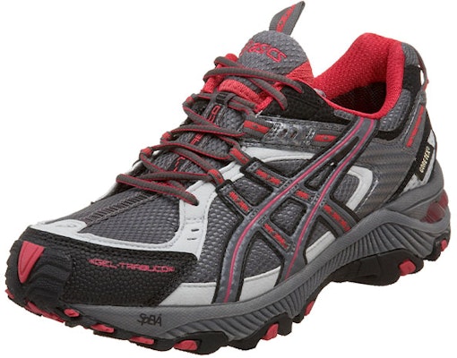 (Women) ASICS Gel-Trabuco 12 GTX 'Grey Red' T9B8N-7474 Lookbook (Women) ASICS Gel-Trabuco 12 GTX 'Grey Red' T9B8N-7474