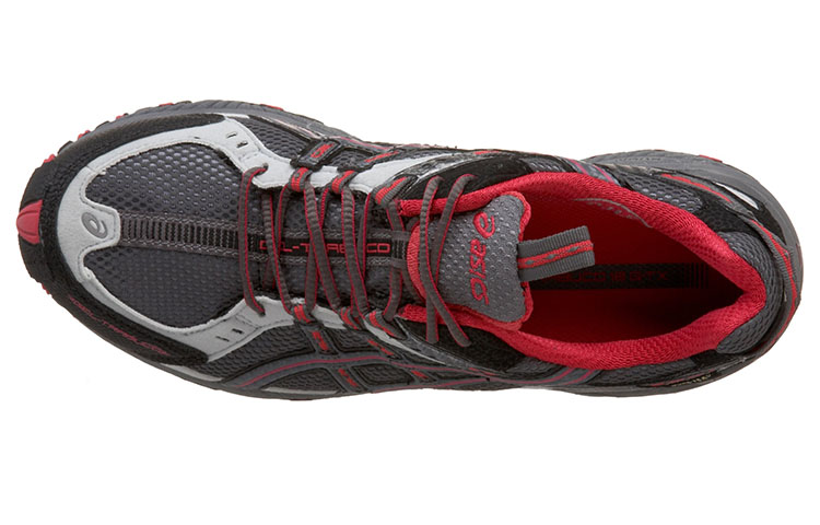 Shop (Women) ASICS Gel-Trabuco 12 GTX 'Grey Red' T9B8N-7474