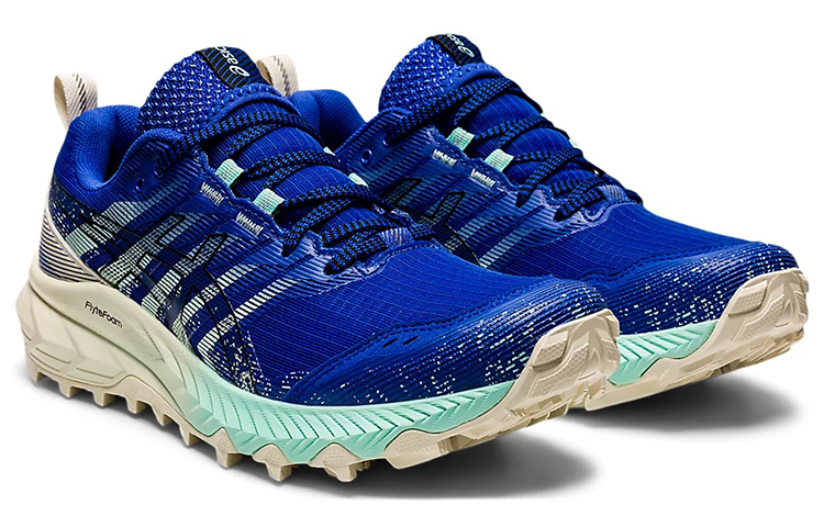 Lookbook (W) ASICS Gel-Trabuco 9 'Beige Blue' Sepatu Trail Running 1012A904-400