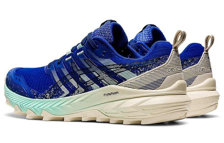 Shop (W) ASICS Gel-Trabuco 9 'Beige Blue' Sepatu Trail Running 1012A904-400