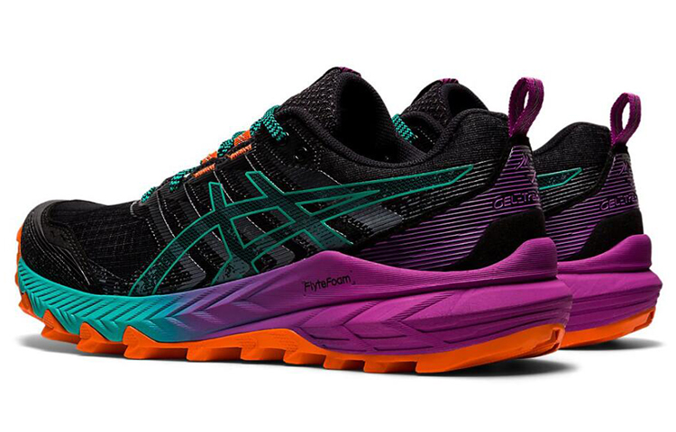 Lookbook (W) ASICS Gel-Trabuco 9 Hijau Ungu 'Hitam' 1012A904-002