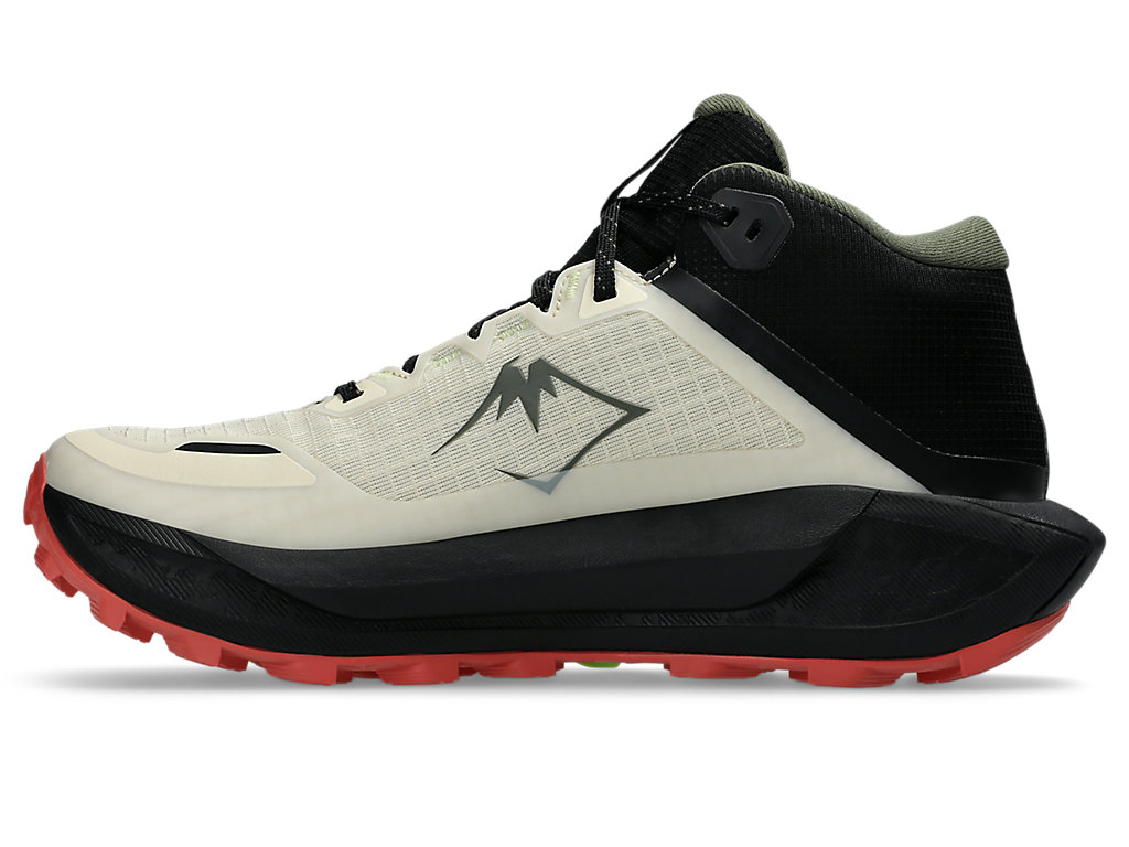 Shop (W) 아식스 젤-트라부코 MT 고어텍스 트레일 러닝화 바닐라/맨틀 그린 1012B864-250