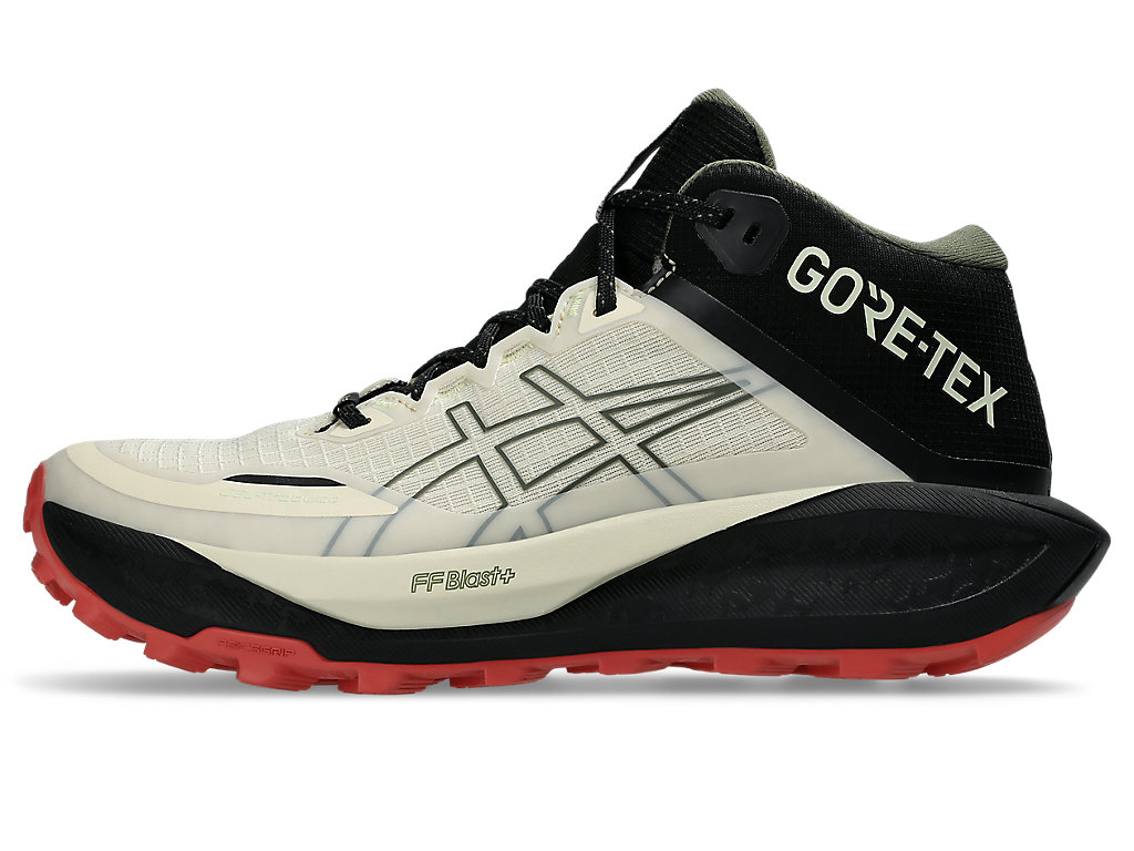 Cheap (W) 아식스 젤-트라부코 MT 고어텍스 트레일 러닝화 바닐라/맨틀 그린 1012B864-250