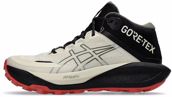 (Women) ASICS GEL-Trabuco MT Gore-Tex Trail Running Shoes Vanilla/Mantle Green 1012B864-250 1