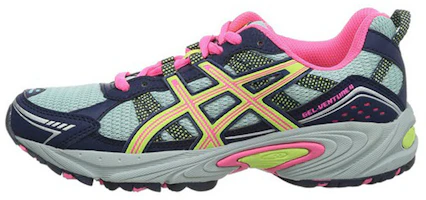 (Women) ASICS Gel-Venture 4 'Ice Blue Yellow' T383N-4470 (Women) ASICS Gel-Venture 4 'Ice Blue Yellow' T383N-4470