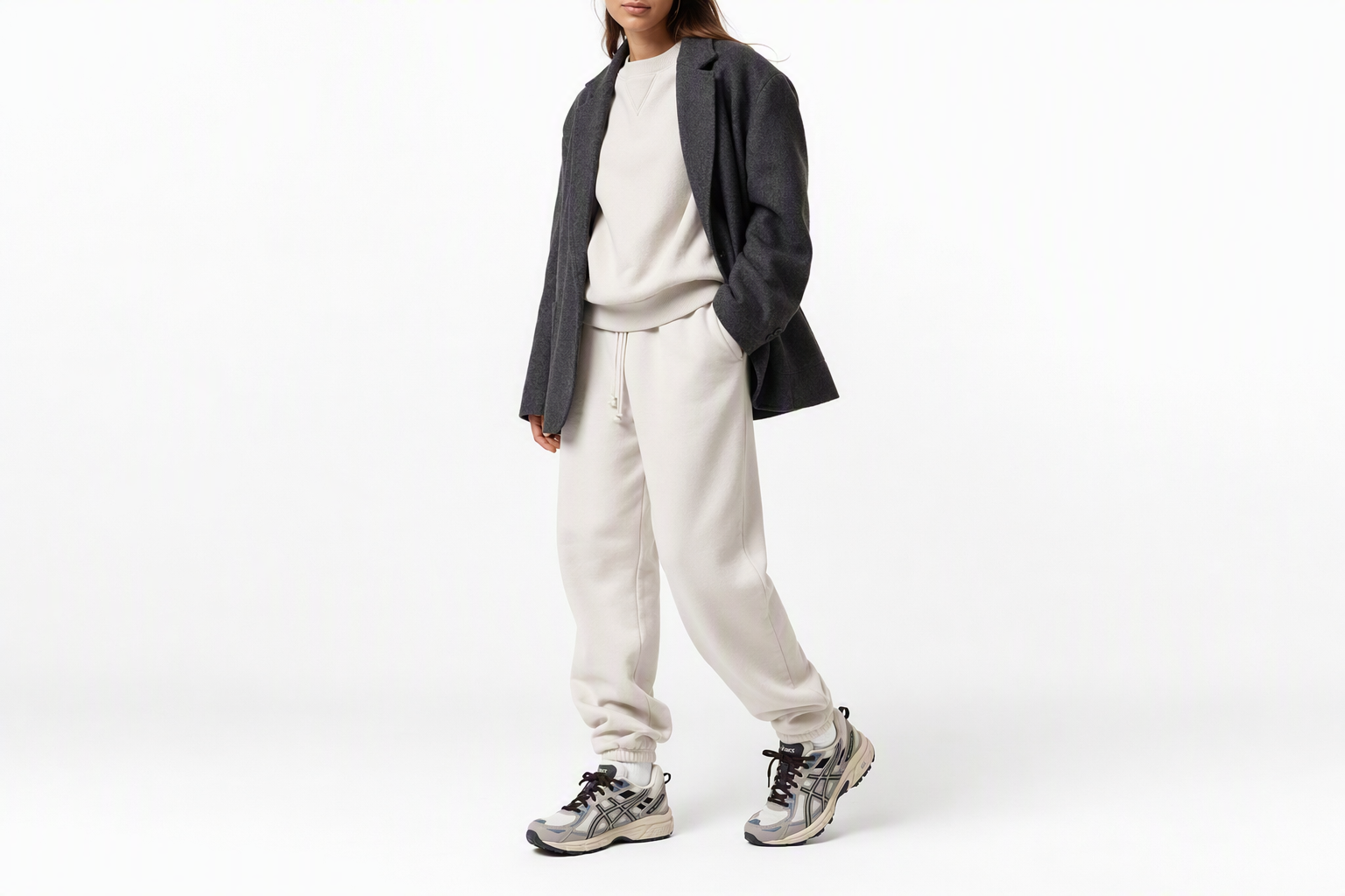 Order Asics Gel-Venture 6 耐磨透氣 低筒 跑步鞋 女款 白灰