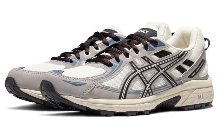 Lookbook Asics Gel-Venture 6 耐磨透氣 低筒 跑步鞋 女款 白灰