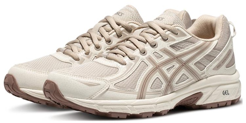 Asics Gel-Venture 6 防滑耐磨 低筒 跑步鞋 女性款 米灰色 Order Asics Gel-Venture 6 防滑耐磨 低筒 跑步鞋 女性款 米灰色