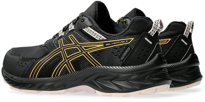 (W) ASICS Gel-Venture 9 Tahan Air 'Hitam Stadium Oren' 1012B519-004 Lookbook (W) ASICS Gel-Venture 9 Tahan Air 'Hitam Stadium Oren' 1012B519-004