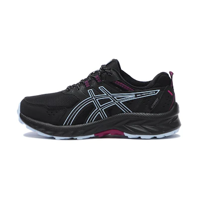 (W) Asics Gel-Venture 9 Waterproof Black/Light Blue