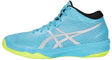 (Women) ASICS Gel-Volley Elite FF MT 'Blue Silver' B650N-400 (Women) ASICS Gel-Volley Elite FF MT 'Blue Silver' B650N-400
