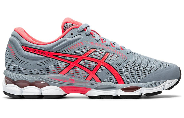 Order (W) アシックス GEL-ZIRUSS 3 グレー/レッド 1012A466-021