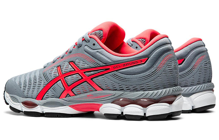 Shop (W) アシックス GEL-ZIRUSS 3 グレー/レッド 1012A466-021