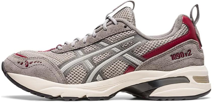 (Women) ASICS Gel 1090 V2 'Oyster Grey Red' 1202A383-023 Buy (Women) ASICS Gel 1090 V2 'Oyster Grey Red' 1202A383-023
