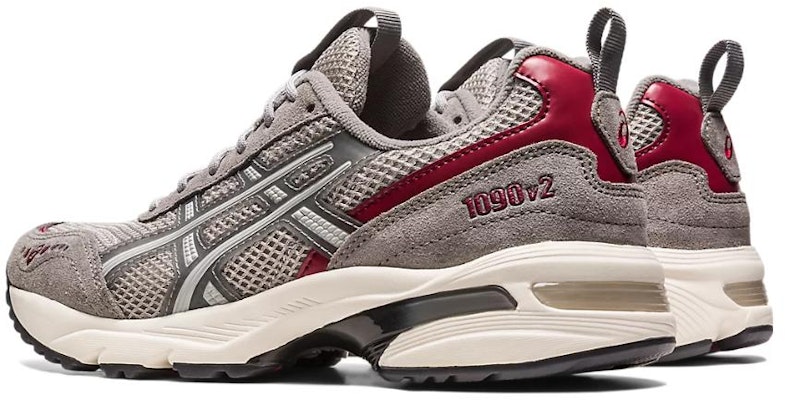 (Women) ASICS Gel 1090 V2 'Oyster Grey Red' 1202A383-023 Shop (Women) ASICS Gel 1090 V2 'Oyster Grey Red' 1202A383-023
