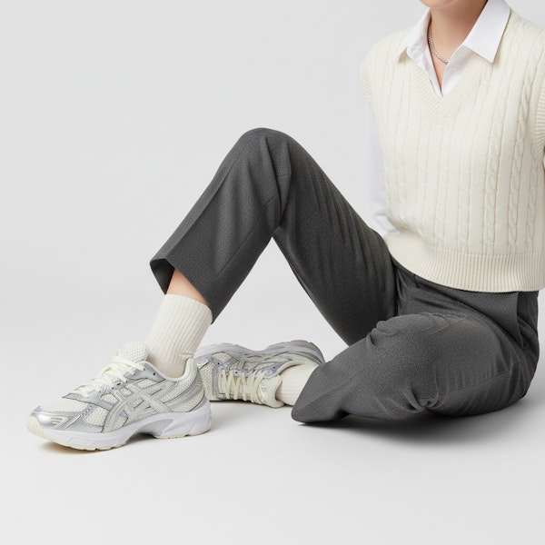 (W) 아식스 젤 1130 '크림 퓨어 실버' (깔끔한 매력) 1202A164-107 Order (W) 아식스 젤 1130 '크림 퓨어 실버' (깔끔한 매력) 1202A164-107