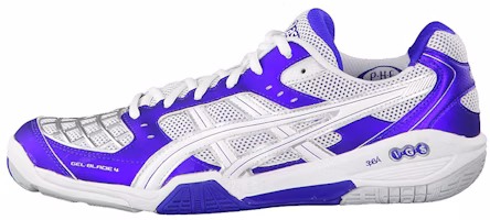 (Women) ASICS Gel-Blade 4 'White Blue' R355N-3601 (Women) ASICS Gel-Blade 4 'White Blue' R355N-3601