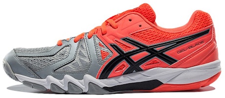(Women) ASICS Gel-Blade 5 'Grey Orange' R556Y-0690 (Women) ASICS Gel-Blade 5 'Grey Orange' R556Y-0690