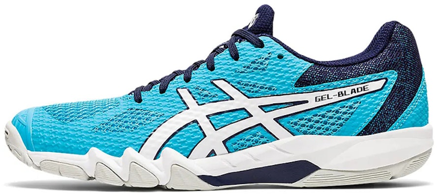 (Women) ASICS Gel-Blade 7 'Blue White' 1072A032-401 Buy (Women) ASICS Gel-Blade 7 'Blue White' 1072A032-401