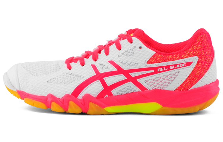 (Women) ASICS Gel Blade 7 'White Laser Pink'  1072A032-100