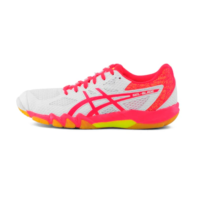 (W) ASICS Gel Blade 7 'White Laser Pink'