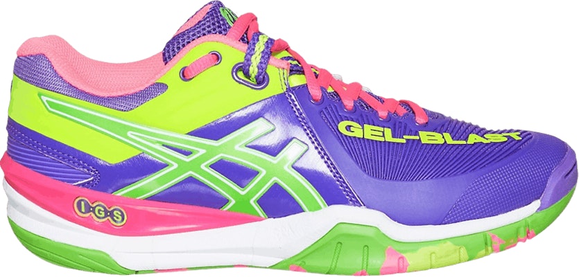 Neon green asics shop