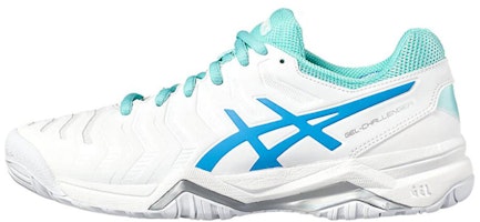 (Women) ASICS Gel-Challenger 11 Blue//Green 'White' E753Y-0143 (Women) ASICS Gel-Challenger 11 Blue//Green 'White' E753Y-0143
