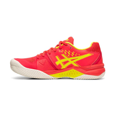 (W) ASICS Gel-Challenger 12 Red/Yellow/White
