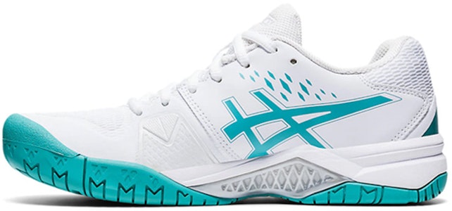 (W) ASICS Gel Challenger 12 'Putih Techno Cyan' 1042A041-107 Buy (W) ASICS Gel Challenger 12 'Putih Techno Cyan' 1042A041-107