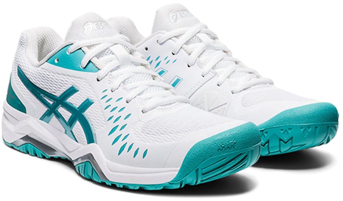 (Women) ASICS Gel Challenger 12 'White Techno Cyan' 1042A041-107 Lookbook (Women) ASICS Gel Challenger 12 'White Techno Cyan' 1042A041-107