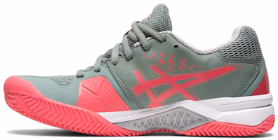 (Women) ASICS Gel-Challenger 12 Clay Green/ 'Pink' 1042A039-021 (Women) ASICS Gel-Challenger 12 Clay Green/ 'Pink' 1042A039-021