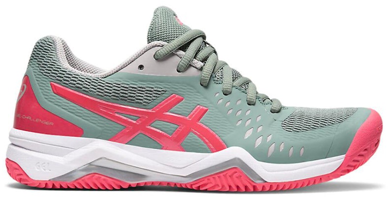 (Women) ASICS Gel-Challenger 12 Clay Green/ 'Pink' 1042A039-021 Order (Women) ASICS Gel-Challenger 12 Clay Green/ 'Pink' 1042A039-021